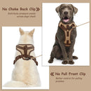 Chocolate Luxe™ Personalized No-Pull Harness: Adjustable Premium Comfort for All Sizes