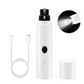 QuietGrind™ Electric Pet Nail Grinder – Quiet USB Rechargeable Claw Trimmer with LED Light & Safety Guard