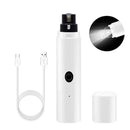 QuietGrind™ Electric Pet Nail Grinder – Quiet USB Rechargeable Claw Trimmer with LED Light & Safety Guard