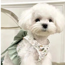 BowVest™ Japanese-Style Outdoor Chest & Back Harness Vest – Bow Half-Section Traction Rope for Dogs & Cats