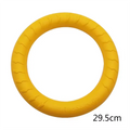 Aero-Grip™ Hybrid Dog Frisbee: Shock-Absorbent Rubber & Dental Rope Ring