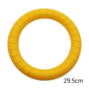 Aero-Grip™ Hybrid Dog Frisbee: Shock-Absorbent Rubber & Dental Rope Ring