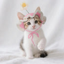 FloralCrown™ Knitted Flower Cat Hat