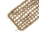 GrassWeave™ Parrot Climbing Rope Ladder & Seagrass Hammock – 4-Hook Hanging Foraging Mat for Birds