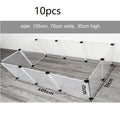 Flexi-Space™ Modular Pet Playpen – Customizable Indoor Fence for Small Animals