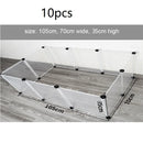 Flexi-Space™ Modular Pet Playpen – Customizable Indoor Fence for Small Animals