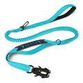 Tactical Shock-Absorbing Bungee Leash: Heavy-Duty Reflective Lead with Integrated Car Seatbelt
