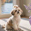 BowGlam™ 50-Pack Lace Ball Bowknot Dog Hair Clips – Cute Grooming Accessories for Small Dogs