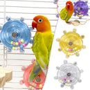 SpinWheel™ Parrot Decompression Rotating Wheel Toy – Energy Release Cage Toy for Birds