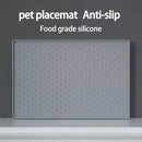 Pure-Floor™ Waterproof Silicone Pet Mat: Mess-Proof Food & Water Placemat with Raised Edges