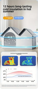 Arctic-Chill™ Self-Cooling Pet House: Breathable Summer Nest for Cats & Dogs