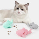 Aqua-Treat™ Interactive Fish: Bite-Resistant Food Leakage & Dental Toy for Cats