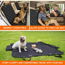 HammockGuard™ Waterproof Dog Car Seat Cover – Hammock Style with Shoulder Straps & Seatbelt