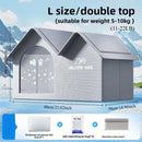 Arctic-Chill™ Self-Cooling Pet House: Breathable Summer Nest for Cats & Dogs