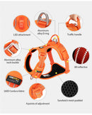 TrueLove™ No-Pull Adventure Harness: Reflective Nylon & Ergonomic Step-In Control (TLH5654)