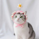 FloralCrown™ Knitted Flower Cat Hat