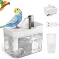 ATUBAN AquaShower™ Automatic Parakeet Bird Bath with Pump – Indoor Fountain Bathtub with Running Water