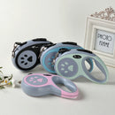 Holapet PawPrint™ Retractable Dog & Cat Leash – 3m/5m Nylon Rope for Walking, Hiking & Outdoor Travel