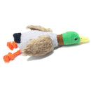 Quack-Tough™ Corduroy Duck: Interactive Squeaky Toy with Dental Chew Rope