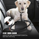 Tactical Shock-Absorbing Bungee Leash: Heavy-Duty Reflective Lead with Integrated Car Seatbelt