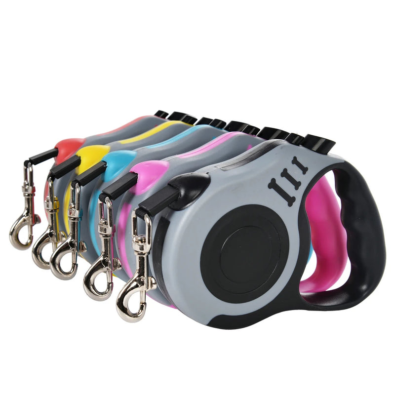 Holapet FlexiLead™ Retractable Dog & Cat Leash – 3m/5m Durable Nylon Rope for Outdoor Walking & Hiking