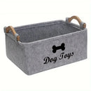 TidyPaws™ Felt Pet Toy Storage Basket