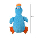 Quack-Tough™ Corduroy Duck: Interactive Squeaky Toy with Dental Chew Rope
