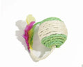 SisalSphere™ Sisal Scratching Ball Cat Toy – Interactive Training Teaser with Feather for Kittens