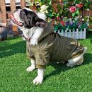 Urban-Rider™ Vegan Leather Jacket: Windproof Winter Coat for Small & Medium Dogs