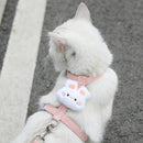 Air-Soft™ Escape-Proof Harness & Leash Set – Breathable Mesh for Cats & Small Dogs
