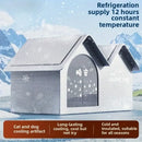 Arctic-Chill™ Self-Cooling Pet House: Breathable Summer Nest for Cats & Dogs