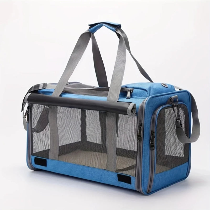 SoftVoyage™ Soft-Sided Pet Carrier – Airline-Friendly Bag for Large & Medium Cats and Small Dogs