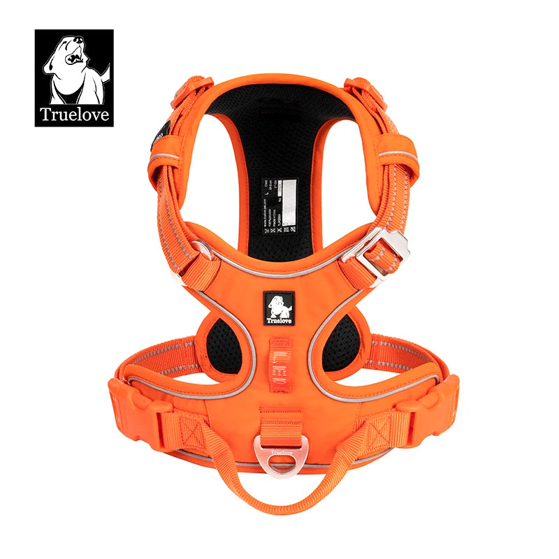 TrueLove™ No-Pull Adventure Harness: Reflective Nylon & Ergonomic Step-In Control (TLH5654)