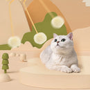 SpringBounce™ Colored Spring Cat Teaser Ball – Self-Exciting Suction Cup Hanging Toy with Rabbit Fur