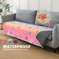 Shield-Flow™ Reversible Leakproof Mat: Waterproof Protective Cover for Pets & Kids