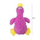 Quack-Tough™ Corduroy Duck: Interactive Squeaky Toy with Dental Chew Rope