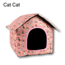 OutdoorHaven™ Waterproof Foldable Cat House