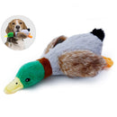 Quack-Tough™ Corduroy Duck: Interactive Squeaky Toy with Dental Chew Rope