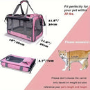 SoftVoyage™ Soft-Sided Pet Carrier – Airline-Friendly Bag for Large & Medium Cats and Small Dogs