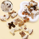 BowGlam™ 50-Pack Lace Ball Bowknot Dog Hair Clips – Cute Grooming Accessories for Small Dogs