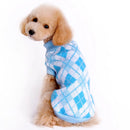 ArgyleKnit™ Crochet Argyle Dog Sweater – Warm Knitted Autumn/Winter Clothes for Small Dogs & Cats