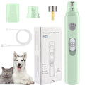 DualSpeed™ Electric Pet Nail Grinder – 2-Speed USB Rechargeable Trimmer with Diamond Wheel for Dogs & Cats