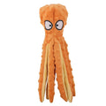 OctoSqueeze™ No-Stuffing Crinkle Octopus Dog Toy – Squeaky Plush for Puppy Teething & Interactive Play