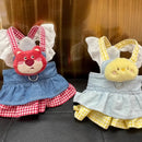 LacePrincess™ Lace Harness Dress for Small Dogs & Cats – Princess Vest with Bow, Pearl & Denim Skirt (XS–XL)