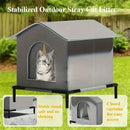 Guardian-Shelter™ Waterproof Outdoor Cat House: Insulated Winter Nest for Cats & Small Dogs