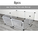 Flexi-Space™ Modular Pet Playpen – Customizable Indoor Fence for Small Animals