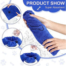 DryPaw™ Quick-Drying Microfiber Pet Towel – Ultra-Absorbent Bath & Car Wipe for Dogs