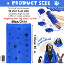 DryPaw™ Quick-Drying Microfiber Pet Towel – Ultra-Absorbent Bath & Car Wipe for Dogs