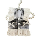 LacePrincess™ Lace Harness Dress for Small Dogs & Cats – Princess Vest with Bow, Pearl & Denim Skirt (XS–XL)