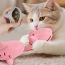 Aqua-Treat™ Interactive Fish: Bite-Resistant Food Leakage & Dental Toy for Cats